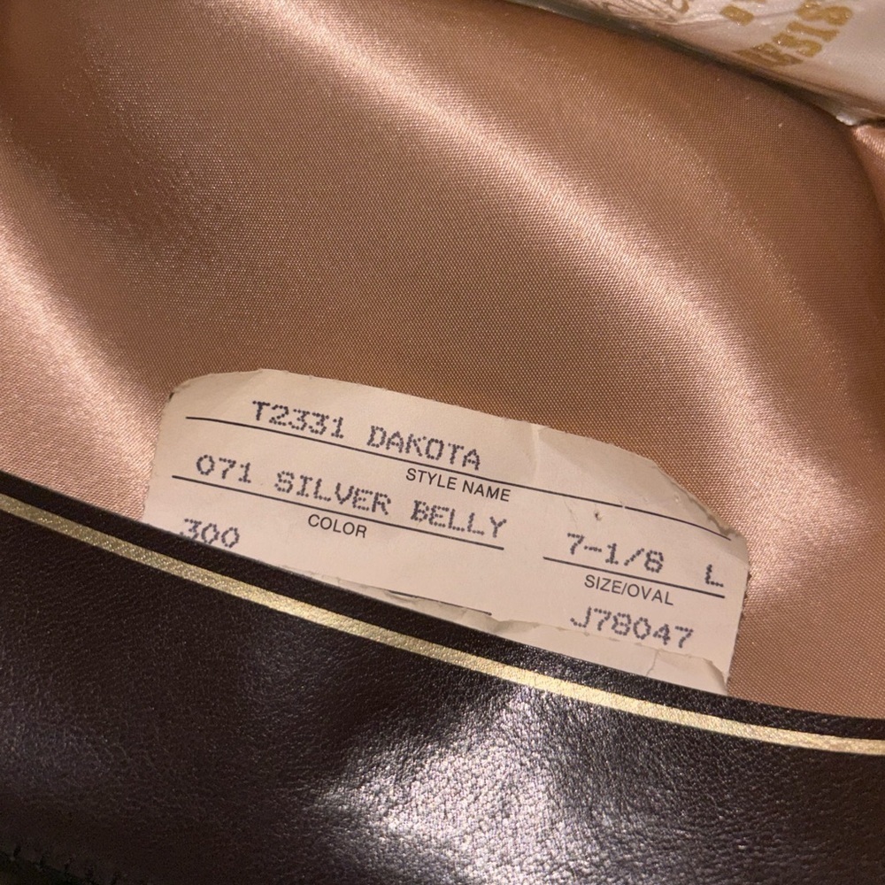 Vintage Resistol Cowboy Hat ~westerner Beaver ~self Conforming - Picture 9 of 10